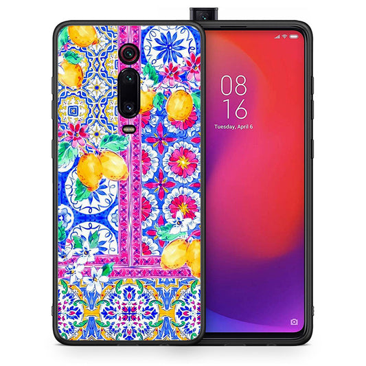 Θήκη Xiaomi Redmi K20/K20 Pro Retro Spring από τη Smartfits με σχέδιο στο πίσω μέρος και μαύρο περίβλημα | Xiaomi Redmi K20/K20 Pro Retro Spring case with colorful back and black bezels