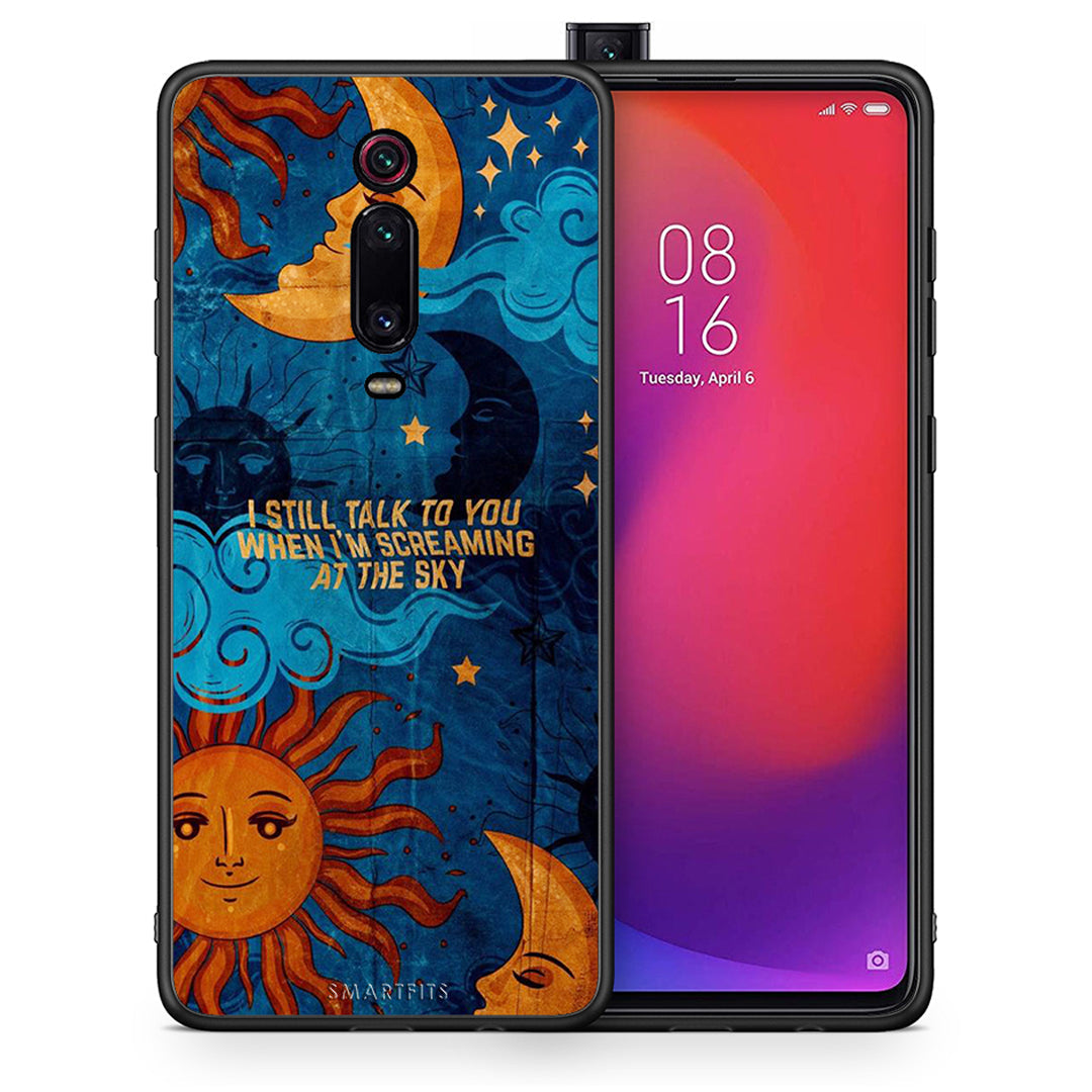 Θήκη Xiaomi Redmi K20/K20 Pro Screaming Sky από τη Smartfits με σχέδιο στο πίσω μέρος και μαύρο περίβλημα | Xiaomi Redmi K20/K20 Pro Screaming Sky case with colorful back and black bezels