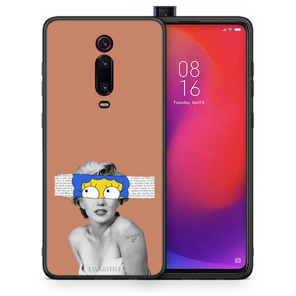 Θήκη Xiaomi Mi 9T Sim Merilyn από τη Smartfits με σχέδιο στο πίσω μέρος και μαύρο περίβλημα | Xiaomi Mi 9T Sim Merilyn case with colorful back and black bezels
