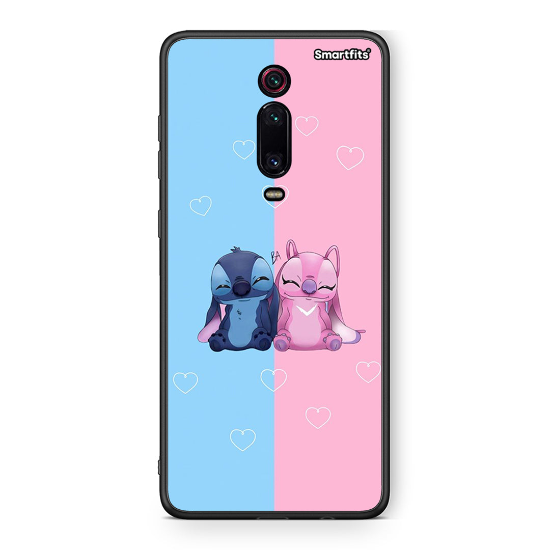 Xiaomi Mi 9T Stitch And Angel θήκη από τη Smartfits με σχέδιο στο πίσω μέρος και μαύρο περίβλημα | Smartphone case with colorful back and black bezels by Smartfits