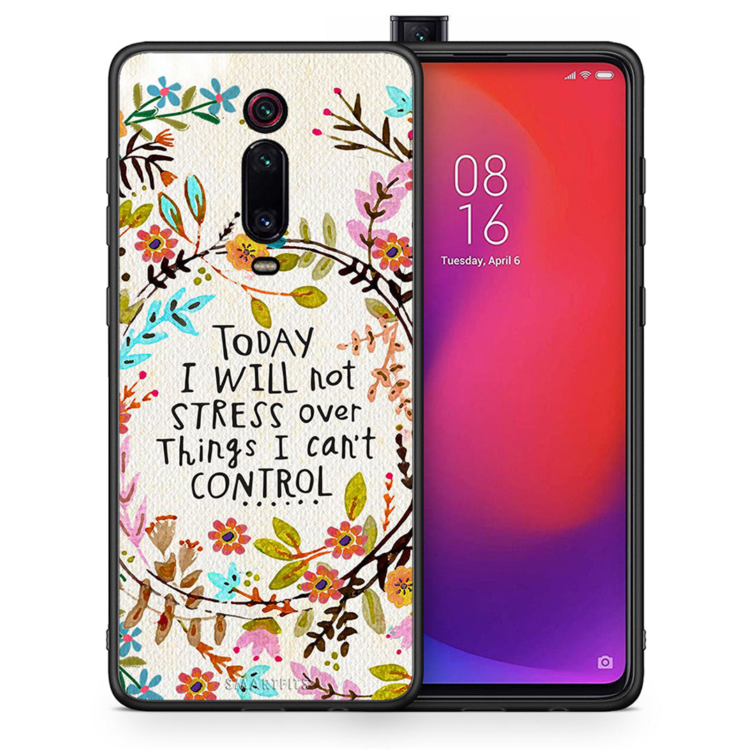 Θήκη Xiaomi Redmi K20/K20 Pro Stress Over από τη Smartfits με σχέδιο στο πίσω μέρος και μαύρο περίβλημα | Xiaomi Redmi K20/K20 Pro Stress Over case with colorful back and black bezels