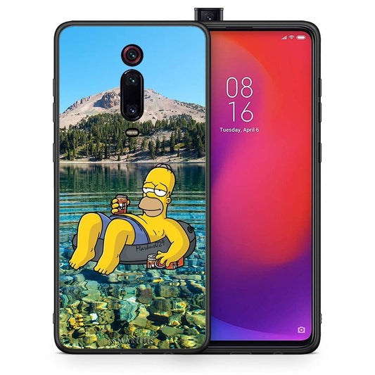 Θήκη Xiaomi Mi 9T Summer Happiness από τη Smartfits με σχέδιο στο πίσω μέρος και μαύρο περίβλημα | Xiaomi Mi 9T Summer Happiness case with colorful back and black bezels