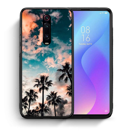 Θήκη Xiaomi Mi 9T Sky Summer από τη Smartfits με σχέδιο στο πίσω μέρος και μαύρο περίβλημα | Xiaomi Mi 9T Sky Summer case with colorful back and black bezels