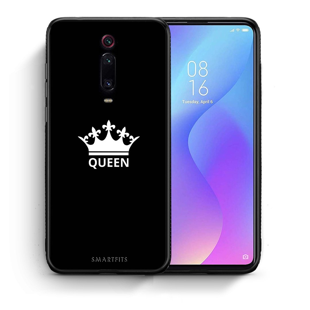 Θήκη Xiaomi Mi 9T Queen Valentine από τη Smartfits με σχέδιο στο πίσω μέρος και μαύρο περίβλημα | Xiaomi Mi 9T Queen Valentine case with colorful back and black bezels