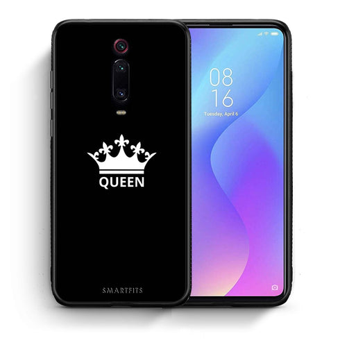 Θήκη Xiaomi Mi 9T Queen Valentine από τη Smartfits με σχέδιο στο πίσω μέρος και μαύρο περίβλημα | Xiaomi Mi 9T Queen Valentine case with colorful back and black bezels