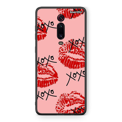 Xiaomi Mi 9T XOXO Lips θήκη από τη Smartfits με σχέδιο στο πίσω μέρος και μαύρο περίβλημα | Smartphone case with colorful back and black bezels by Smartfits