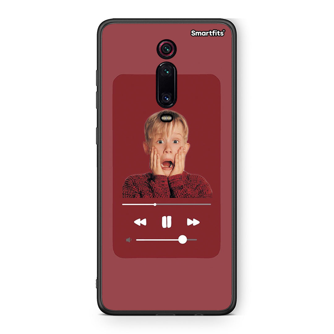 Xiaomi Mi 9T Xmas Alone Music θήκη από τη Smartfits με σχέδιο στο πίσω μέρος και μαύρο περίβλημα | Smartphone case with colorful back and black bezels by Smartfits