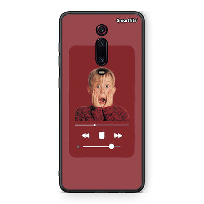 Xiaomi Mi 9T Xmas Alone Music θήκη από τη Smartfits με σχέδιο στο πίσω μέρος και μαύρο περίβλημα | Smartphone case with colorful back and black bezels by Smartfits