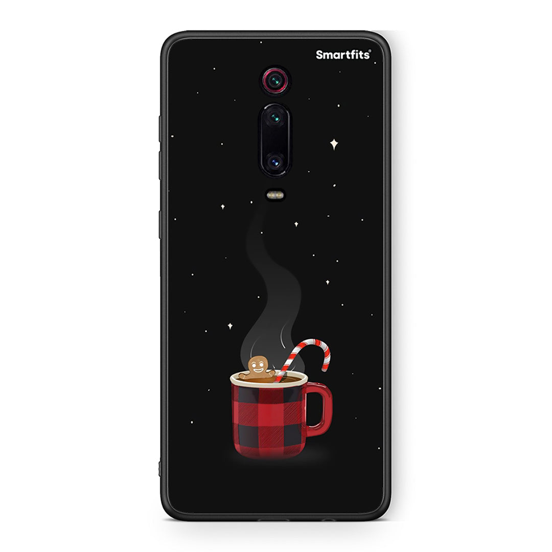 Xiaomi Mi 9T Xmas Bathing θήκη από τη Smartfits με σχέδιο στο πίσω μέρος και μαύρο περίβλημα | Smartphone case with colorful back and black bezels by Smartfits