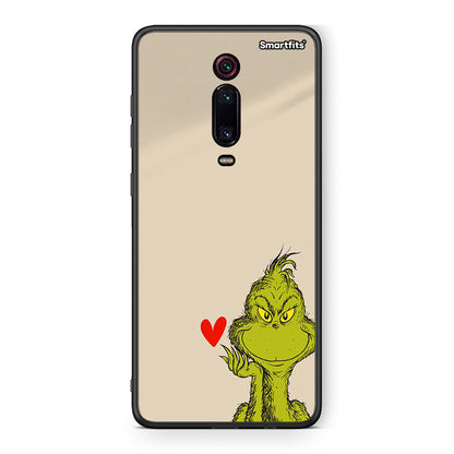 Xiaomi Mi 9T Xmas Grinch θήκη από τη Smartfits με σχέδιο στο πίσω μέρος και μαύρο περίβλημα | Smartphone case with colorful back and black bezels by Smartfits