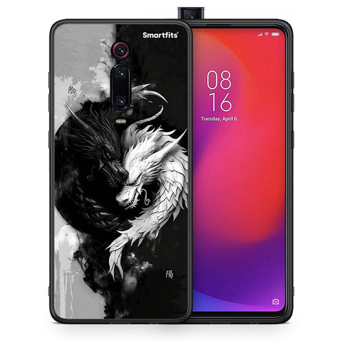 Θήκη Xiaomi Redmi K20 / K20 Pro Yin Yang από τη Smartfits με σχέδιο στο πίσω μέρος και μαύρο περίβλημα | Xiaomi Redmi K20 / K20 Pro Yin Yang case with colorful back and black bezels