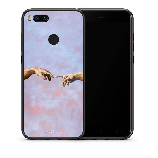 Θήκη Xiaomi Mi A1 Adam Hand από τη Smartfits με σχέδιο στο πίσω μέρος και μαύρο περίβλημα | Xiaomi Mi A1 Adam Hand case with colorful back and black bezels