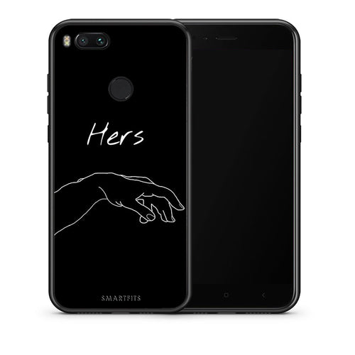 Θήκη Αγίου Βαλεντίνου Xiaomi Mi A1 Aeshetic Love 1 από τη Smartfits με σχέδιο στο πίσω μέρος και μαύρο περίβλημα | Xiaomi Mi A1 Aeshetic Love 1 case with colorful back and black bezels