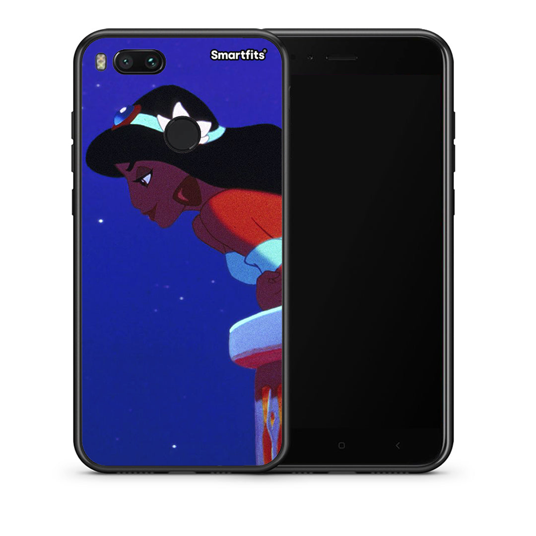 Θήκη Xiaomi Mi A1 Alladin And Jasmine Love 2 από τη Smartfits με σχέδιο στο πίσω μέρος και μαύρο περίβλημα | Xiaomi Mi A1 Alladin And Jasmine Love 2 case with colorful back and black bezels