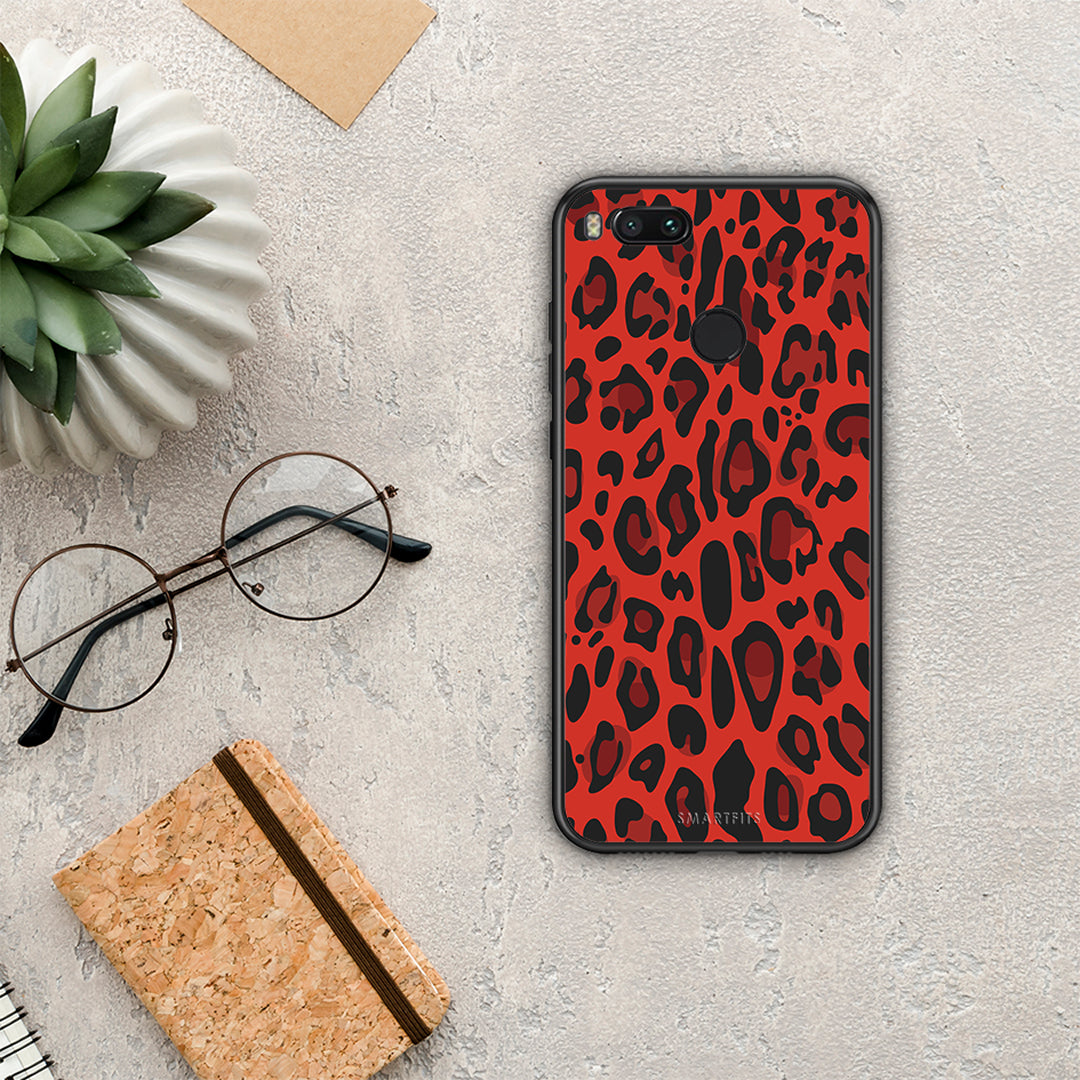 Animal Red Leopard - Xiaomi Mi A1 θήκη