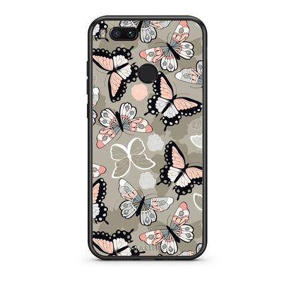 135 - xiaomi mi aButterflies Boho case, cover, bumper