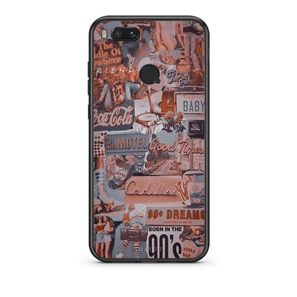 xiaomi mi aBorn In 90s θήκη από τη Smartfits με σχέδιο στο πίσω μέρος και μαύρο περίβλημα | Smartphone case with colorful back and black bezels by Smartfits