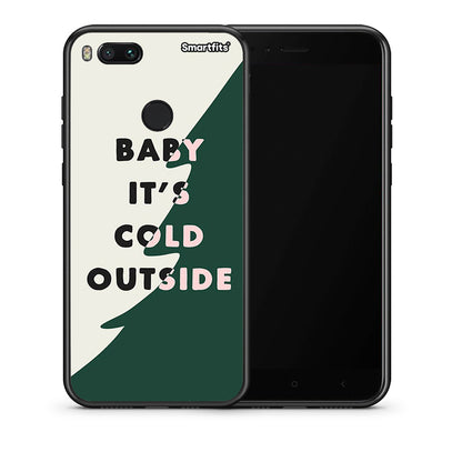 Θήκη Xiaomi Mi A1 Cold Outside από τη Smartfits με σχέδιο στο πίσω μέρος και μαύρο περίβλημα | Xiaomi Mi A1 Cold Outside case with colorful back and black bezels