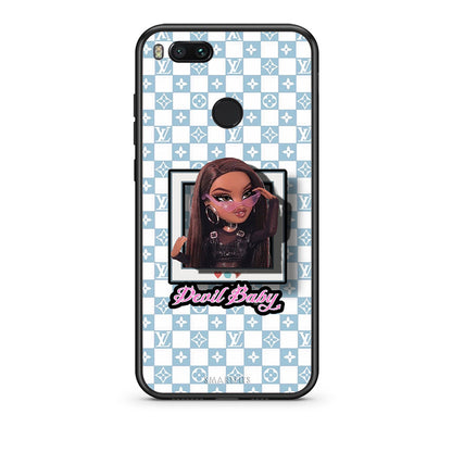 xiaomi mi aDevil Baby Θήκη Αγίου Βαλεντίνου από τη Smartfits με σχέδιο στο πίσω μέρος και μαύρο περίβλημα | Smartphone case with colorful back and black bezels by Smartfits