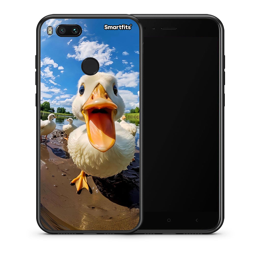 Θήκη Xiaomi Mi A1 Duck Face από τη Smartfits με σχέδιο στο πίσω μέρος και μαύρο περίβλημα | Xiaomi Mi A1 Duck Face case with colorful back and black bezels