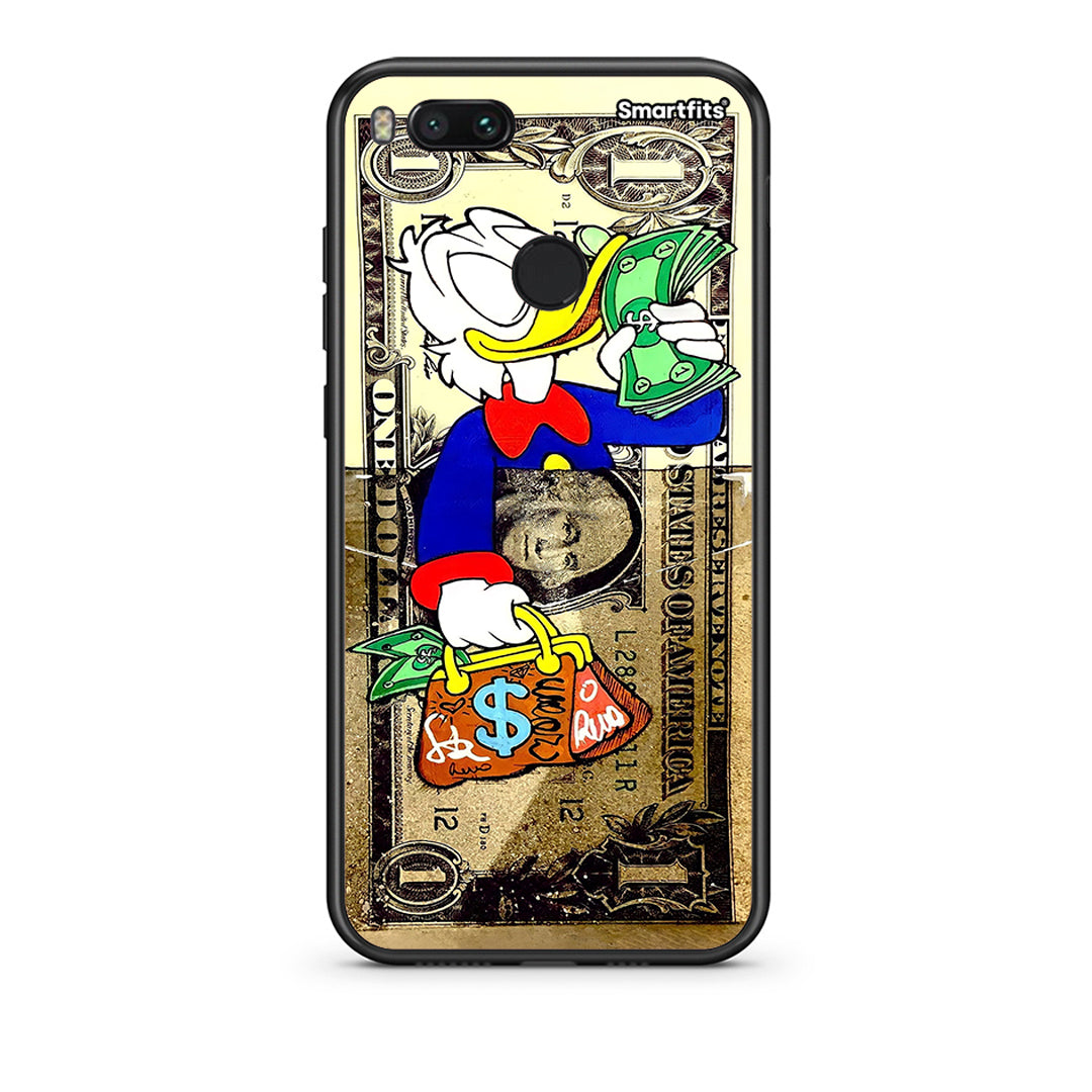 xiaomi mi aDuck Money Θήκη από τη Smartfits με σχέδιο στο πίσω μέρος και μαύρο περίβλημα | Smartphone case with colorful back and black bezels by Smartfits
