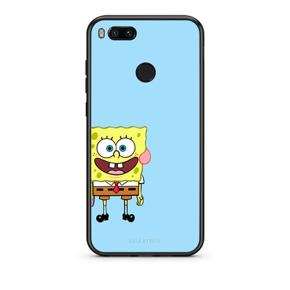 xiaomi mi aFriends Bob θήκη από τη Smartfits με σχέδιο στο πίσω μέρος και μαύρο περίβλημα | Smartphone case with colorful back and black bezels by Smartfits