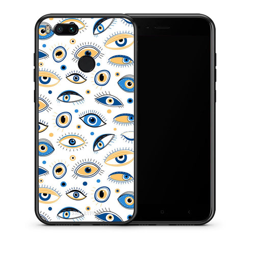 Θήκη Xiaomi Mi A1 Ftou Ftou από τη Smartfits με σχέδιο στο πίσω μέρος και μαύρο περίβλημα | Xiaomi Mi A1 Ftou Ftou case with colorful back and black bezels