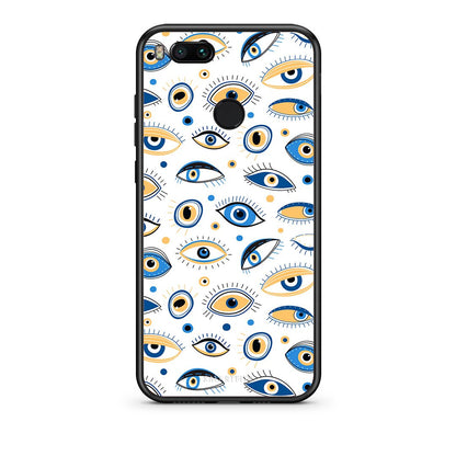 xiaomi mi aFtou Ftou θήκη από τη Smartfits με σχέδιο στο πίσω μέρος και μαύρο περίβλημα | Smartphone case with colorful back and black bezels by Smartfits