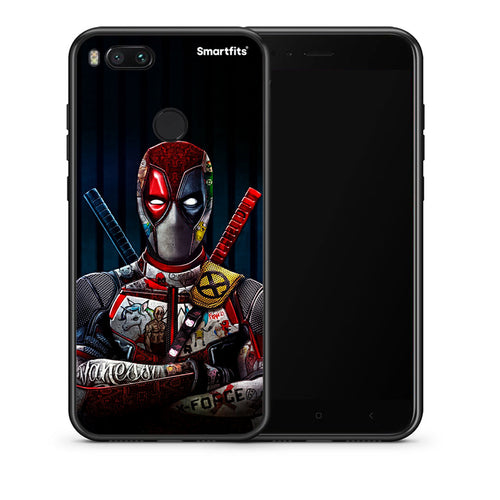 Θήκη Xiaomi Mi A1 Funny Guy από τη Smartfits με σχέδιο στο πίσω μέρος και μαύρο περίβλημα | Xiaomi Mi A1 Funny Guy case with colorful back and black bezels