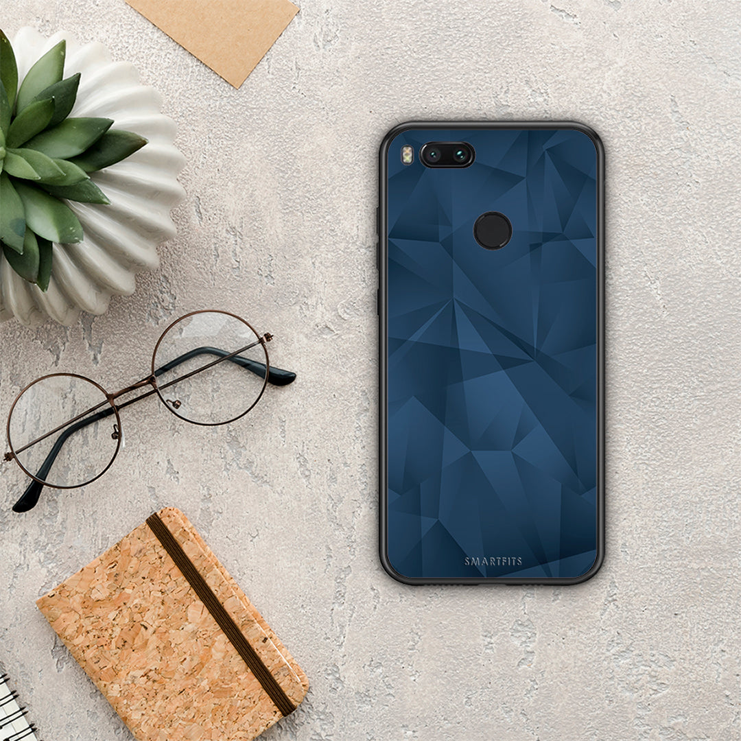 Geometric Blue Abstract - Xiaomi Mi A1 θήκη
