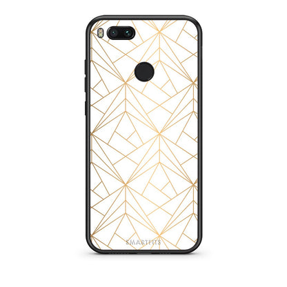 111 - xiaomi mi aLuxury White Geometric case, cover, bumper