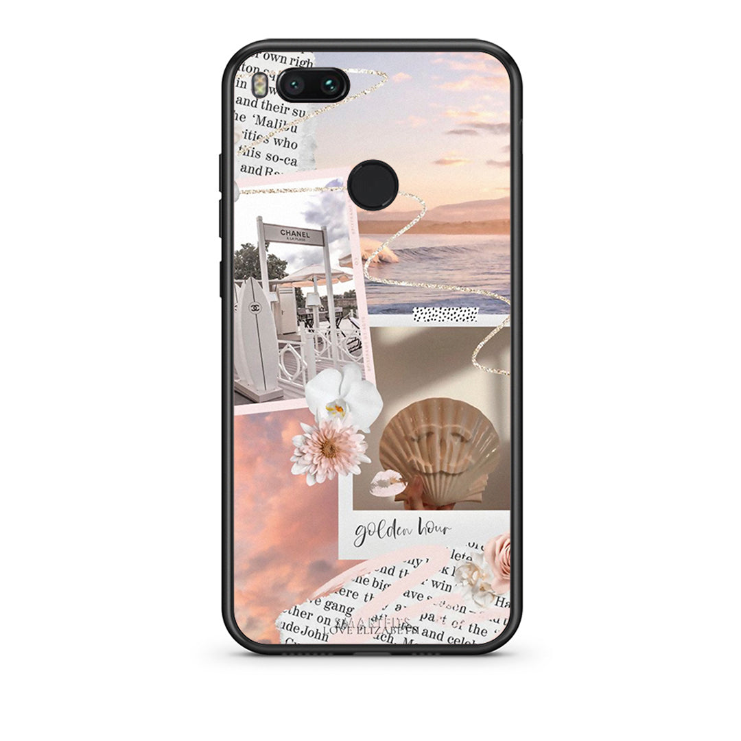 xiaomi mi aGolden Hour Θήκη Αγίου Βαλεντίνου από τη Smartfits με σχέδιο στο πίσω μέρος και μαύρο περίβλημα | Smartphone case with colorful back and black bezels by Smartfits