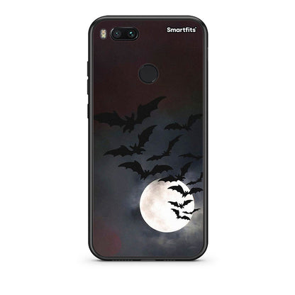 xiaomi mi aHalloween Bat Night Θήκη από τη Smartfits με σχέδιο στο πίσω μέρος και μαύρο περίβλημα | Smartphone case with colorful back and black bezels by Smartfits