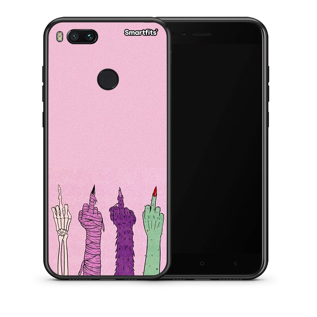 Θήκη Xiaomi Mi A1 Halloween Be A Lady από τη Smartfits με σχέδιο στο πίσω μέρος και μαύρο περίβλημα | Xiaomi Mi A1 Halloween Be A Lady case with colorful back and black bezels