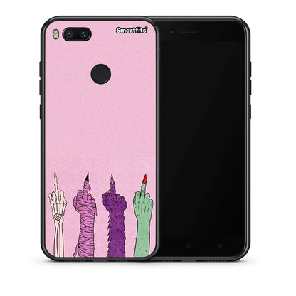 Θήκη Xiaomi Mi A1 Halloween Be A Lady από τη Smartfits με σχέδιο στο πίσω μέρος και μαύρο περίβλημα | Xiaomi Mi A1 Halloween Be A Lady case with colorful back and black bezels