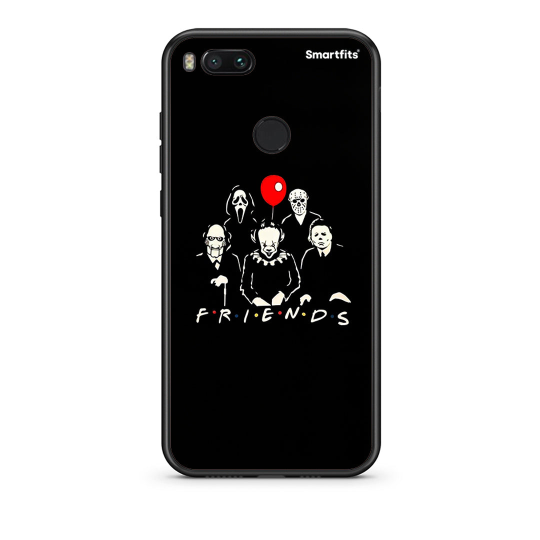 xiaomi mi aHalloween Friends Θήκη από τη Smartfits με σχέδιο στο πίσω μέρος και μαύρο περίβλημα | Smartphone case with colorful back and black bezels by Smartfits