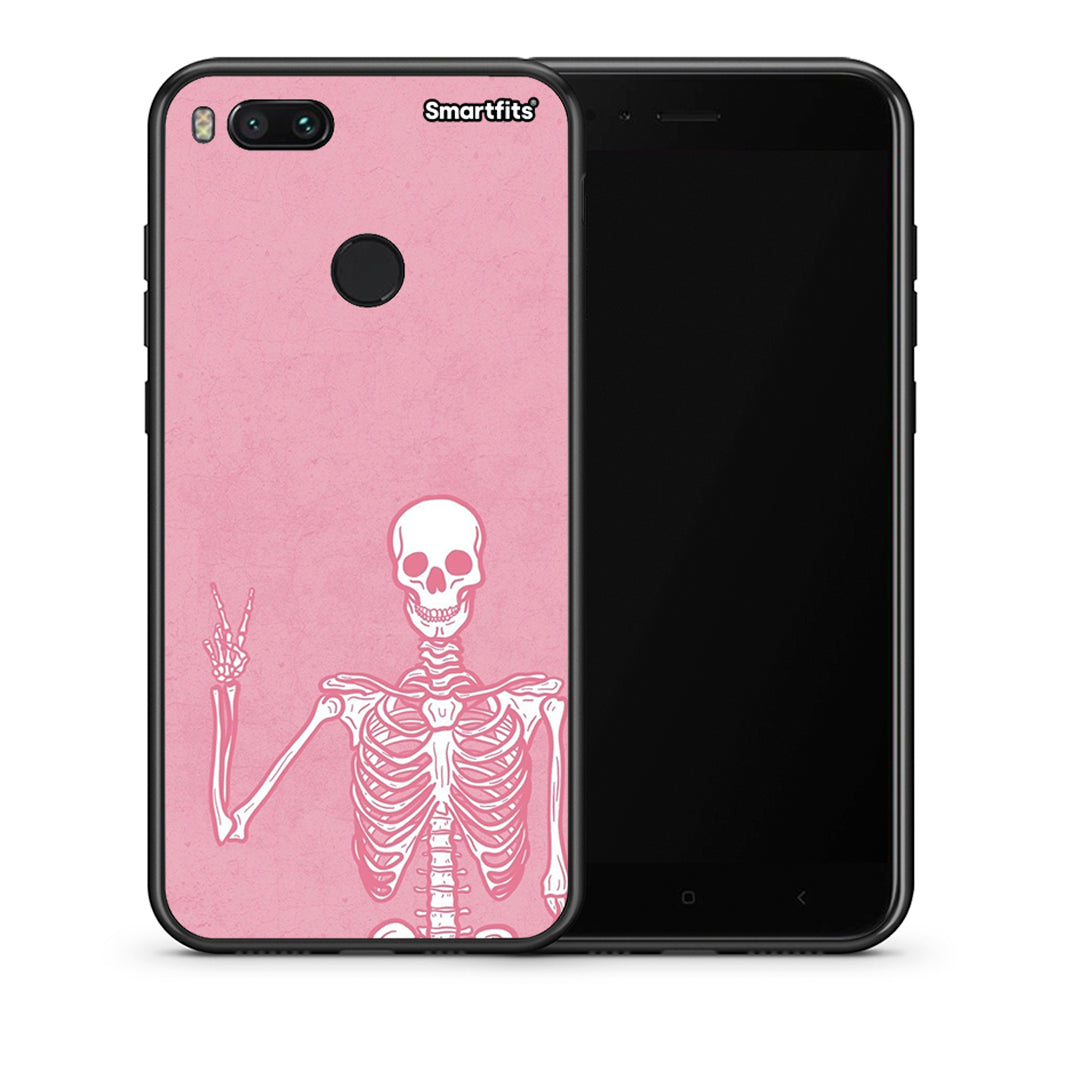 Θήκη Xiaomi Mi A1 Halloween Motivation από τη Smartfits με σχέδιο στο πίσω μέρος και μαύρο περίβλημα | Xiaomi Mi A1 Halloween Motivation case with colorful back and black bezels