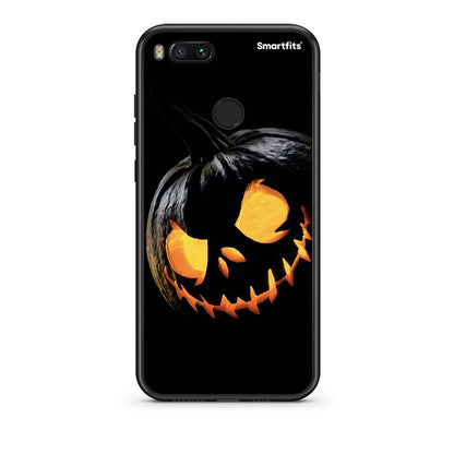 xiaomi mi aHalloween Scary Pumpkin Θήκη από τη Smartfits με σχέδιο στο πίσω μέρος και μαύρο περίβλημα | Smartphone case with colorful back and black bezels by Smartfits