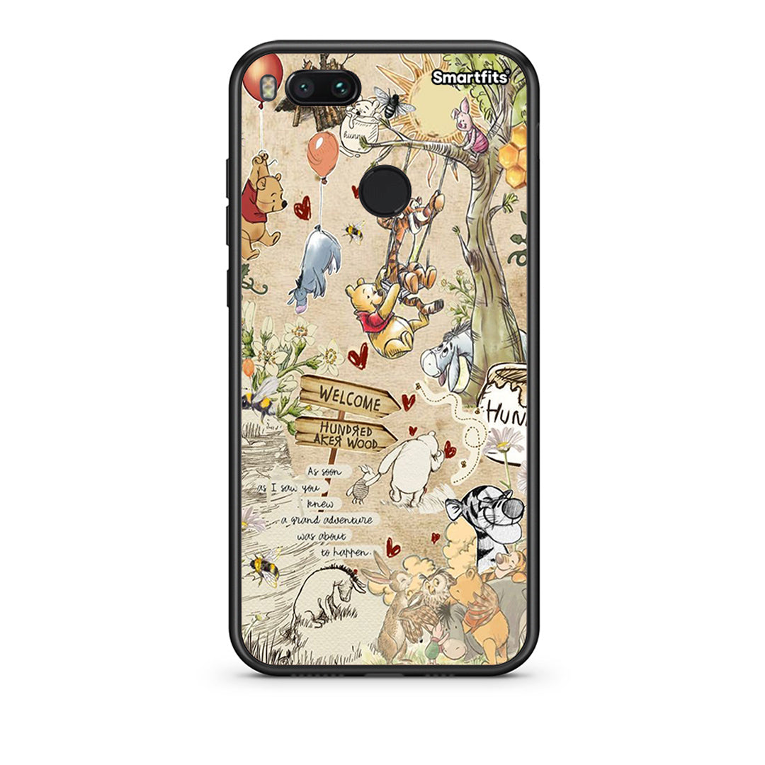 xiaomi mi aHappy Friends θήκη από τη Smartfits με σχέδιο στο πίσω μέρος και μαύρο περίβλημα | Smartphone case with colorful back and black bezels by Smartfits