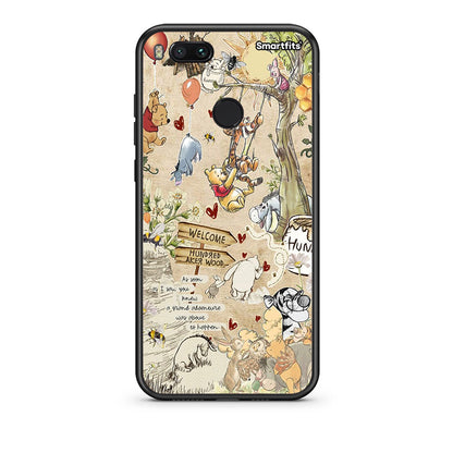 xiaomi mi aHappy Friends θήκη από τη Smartfits με σχέδιο στο πίσω μέρος και μαύρο περίβλημα | Smartphone case with colorful back and black bezels by Smartfits