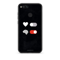 Thumbnail for xiaomi mi aHeart Vs Brain Θήκη Αγίου Βαλεντίνου από τη Smartfits με σχέδιο στο πίσω μέρος και μαύρο περίβλημα | Smartphone case with colorful back and black bezels by Smartfits