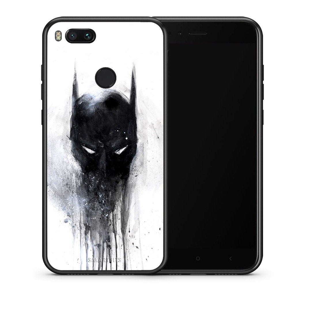 Θήκη Xiaomi Mi A1 Paint Bat Hero από τη Smartfits με σχέδιο στο πίσω μέρος και μαύρο περίβλημα | Xiaomi Mi A1 Paint Bat Hero case with colorful back and black bezels