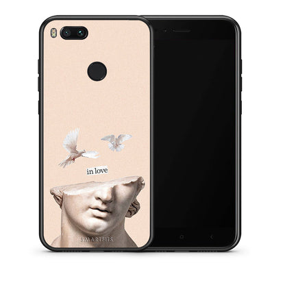 Θήκη Xiaomi Mi A1 In Love από τη Smartfits με σχέδιο στο πίσω μέρος και μαύρο περίβλημα | Xiaomi Mi A1 In Love case with colorful back and black bezels