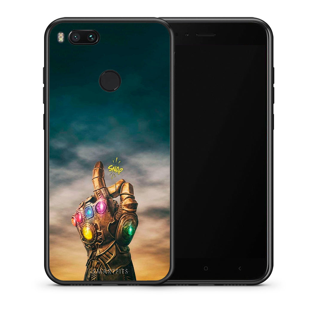 Θήκη Xiaomi Mi A1 Infinity Snap από τη Smartfits με σχέδιο στο πίσω μέρος και μαύρο περίβλημα | Xiaomi Mi A1 Infinity Snap case with colorful back and black bezels