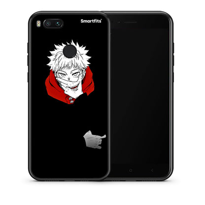 Θήκη Xiaomi Mi A1 Itadori Anime από τη Smartfits με σχέδιο στο πίσω μέρος και μαύρο περίβλημα | Xiaomi Mi A1 Itadori Anime case with colorful back and black bezels