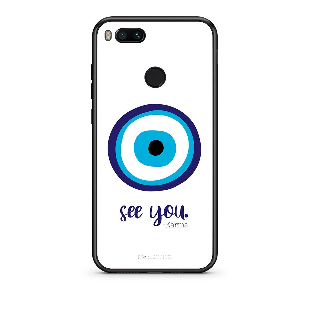 xiaomi mi aKarma Says θήκη από τη Smartfits με σχέδιο στο πίσω μέρος και μαύρο περίβλημα | Smartphone case with colorful back and black bezels by Smartfits