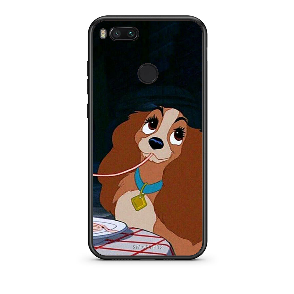 xiaomi mi aLady And Tramp 2 Θήκη Αγίου Βαλεντίνου από τη Smartfits με σχέδιο στο πίσω μέρος και μαύρο περίβλημα | Smartphone case with colorful back and black bezels by Smartfits