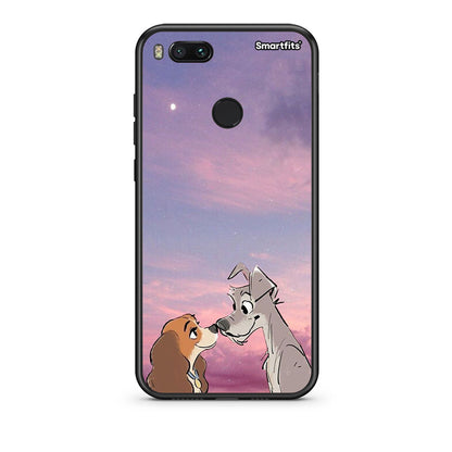 xiaomi mi aLady And Tramp θήκη από τη Smartfits με σχέδιο στο πίσω μέρος και μαύρο περίβλημα | Smartphone case with colorful back and black bezels by Smartfits