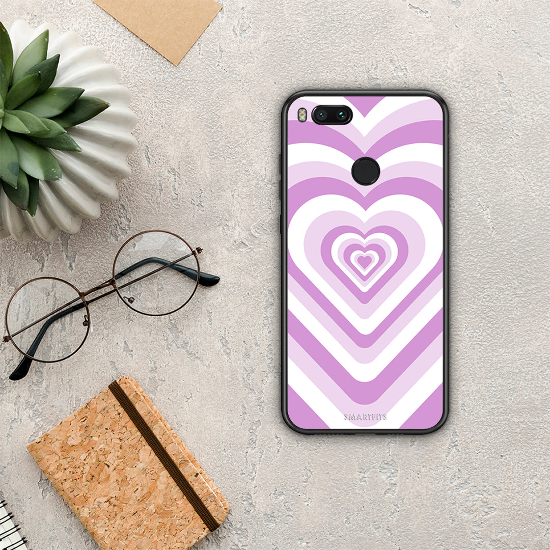 Lilac Hearts - Xiaomi Mi A1 θήκη