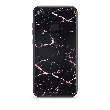 4 - xiaomi mi aBlack Rosegold Marble case, cover, bumper